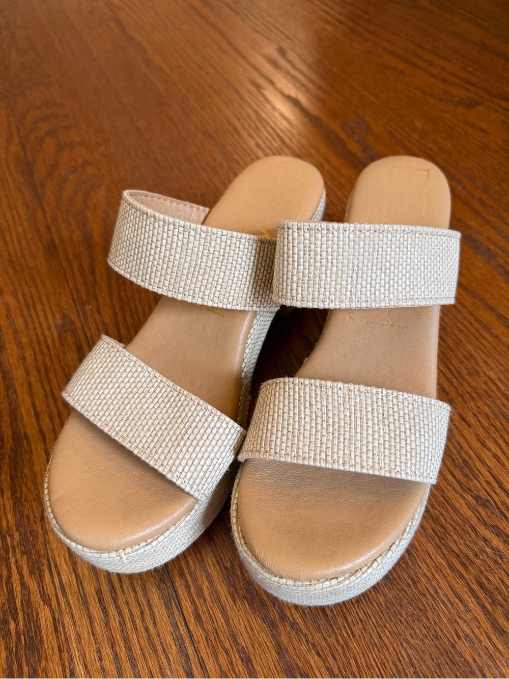 Coconuts by Matisse Espadrille Platform Slide Sandals Size 9